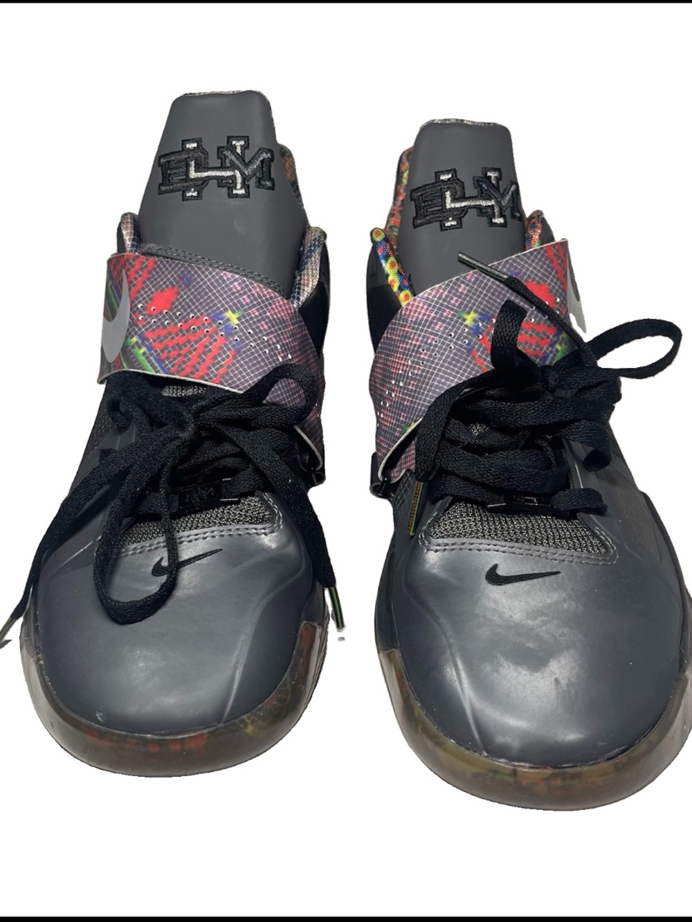 Nike Zoom KD 4 Black History Month Grey 530960 001 Size 12